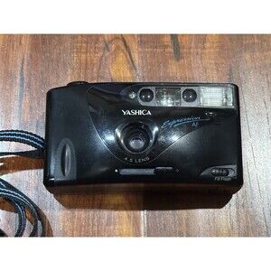 Vintage Yashica Expression AF 35mm Film Point & Shoot Camera - Tested & Works!